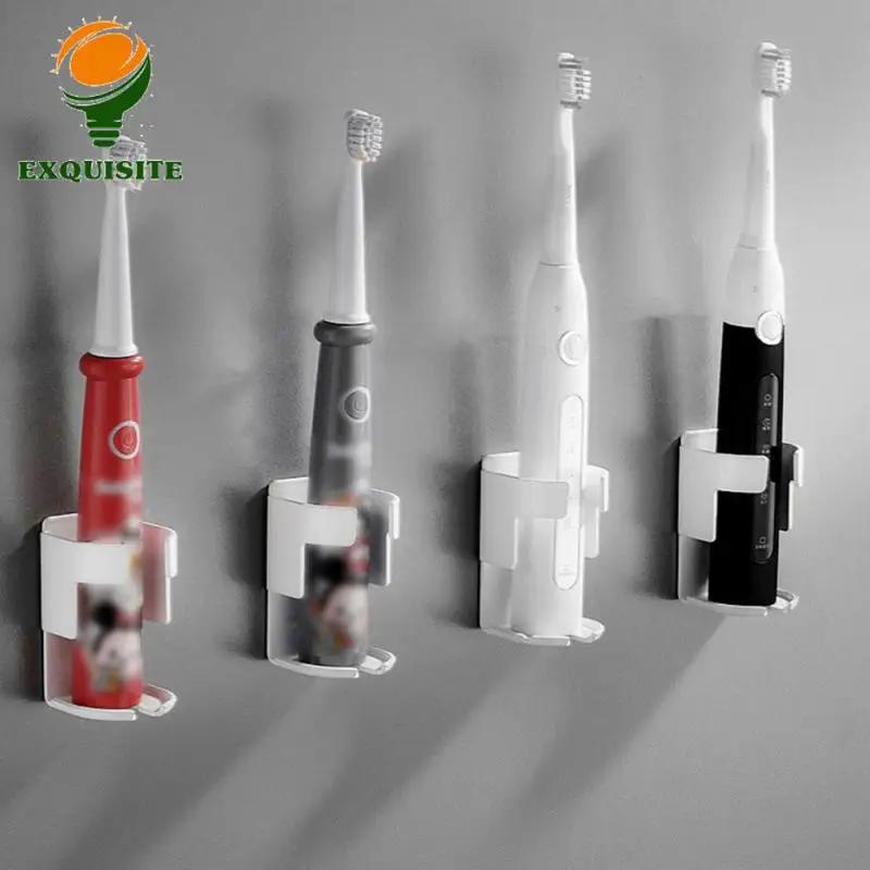 Toothbrush Holder Stereo Suspension Tooth Storage Durable And Stable Household Wall Mount Bracket Shelf Bottom Hollowed Out