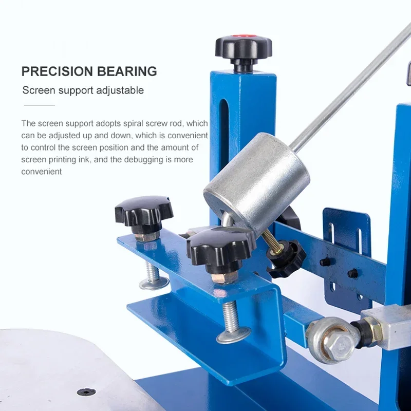 Upgrade 130*240mm Manual Screen Printing Machine Precision Flat Screen Printing Machine Table Logo Manual Equipment Screen Table