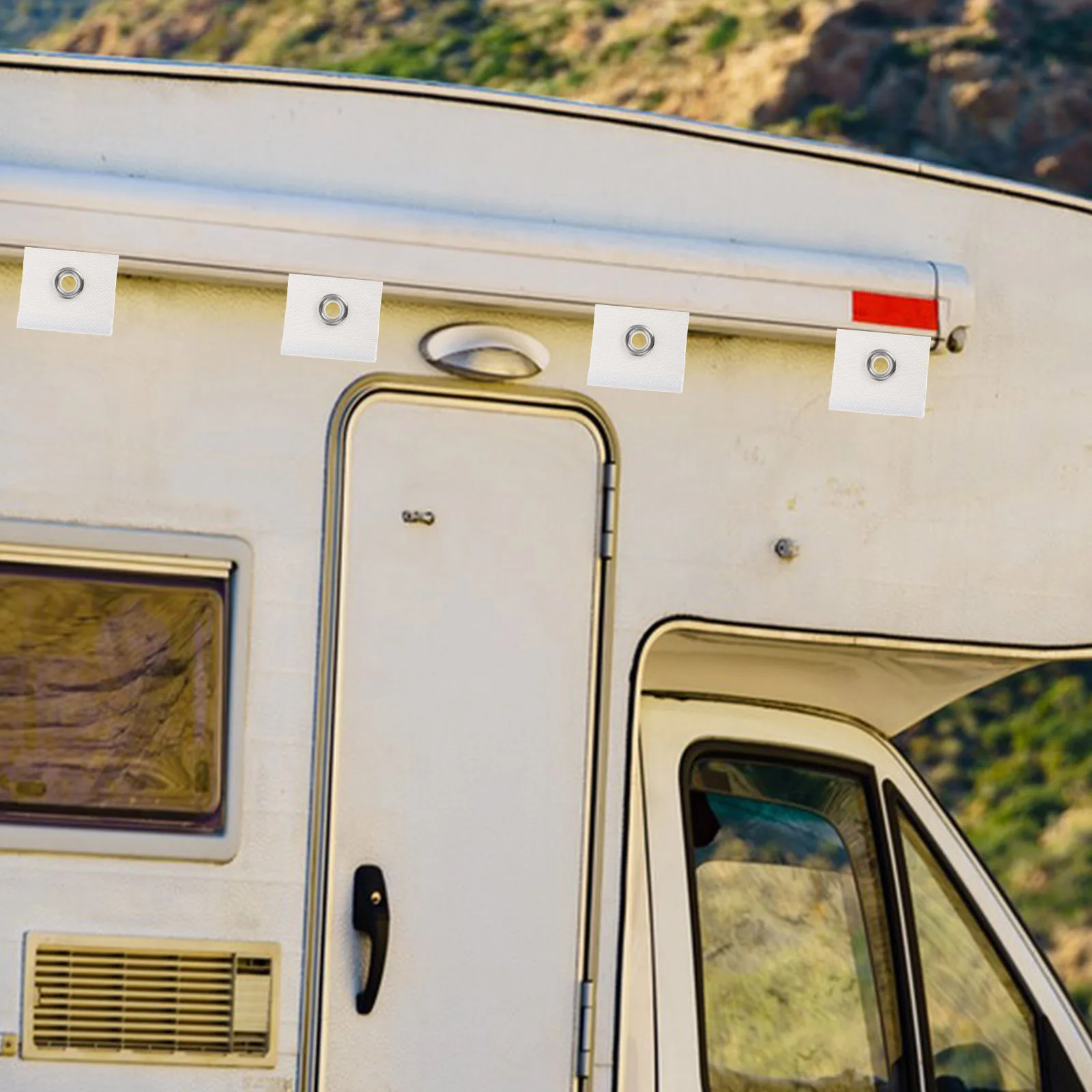 

12pcs Rv Awning Hooks Heavy Duty Replacement Cargo Net Hook For Tent Camper Outdoor Hangers Easy Install Eyelets Rails Clamps