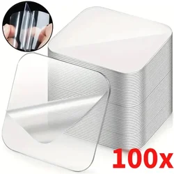 100/1PCS Transparent Double Sided Adhesive Tape Reusable Ultra-Strong PVC Wall Stickers Waterproof Household Products Adhesives