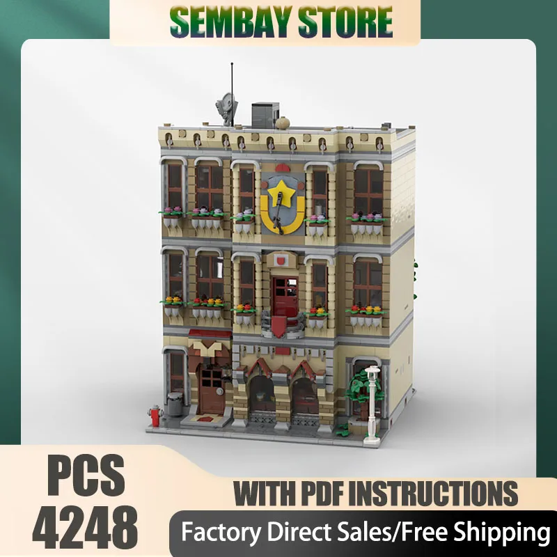

Модульная городская модель здания Moc Building Bricks Модульный антикварный магазин # 10 технологических блоков, рождественские игрушки «сделай сам», строительные подарки