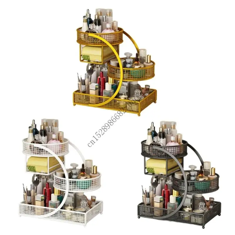 

H7EA Rust -Resy Ruster Shelf Space Saving Cosmetic Organiters Quick Setups Designs