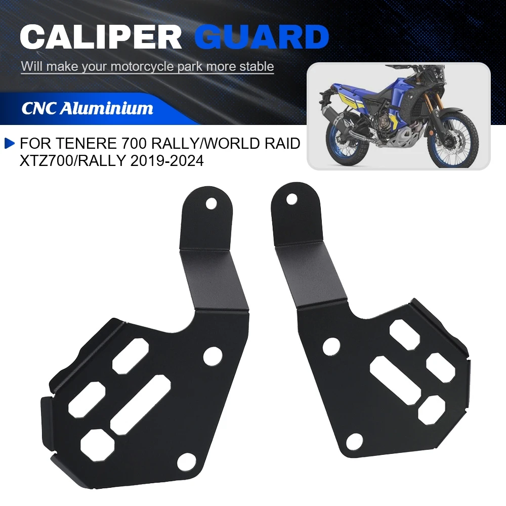 

For YAMAHA TENERE 700 RALLY/World Raid XTZ700/RALLY 2019-2024 Motorcycle Accessories Front Brake Caliper Guards Cover Protector