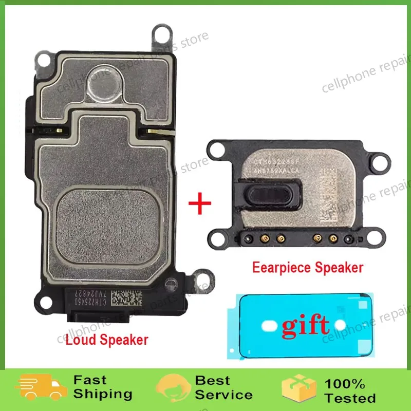 Loudspeaker + Earpiece Speaker For Iphone SE 2 6 6S 7 8 PLUS X XR XS 11 12 Pro MAX Lound Speaker Ringer Inner Buzzer Flex Cable