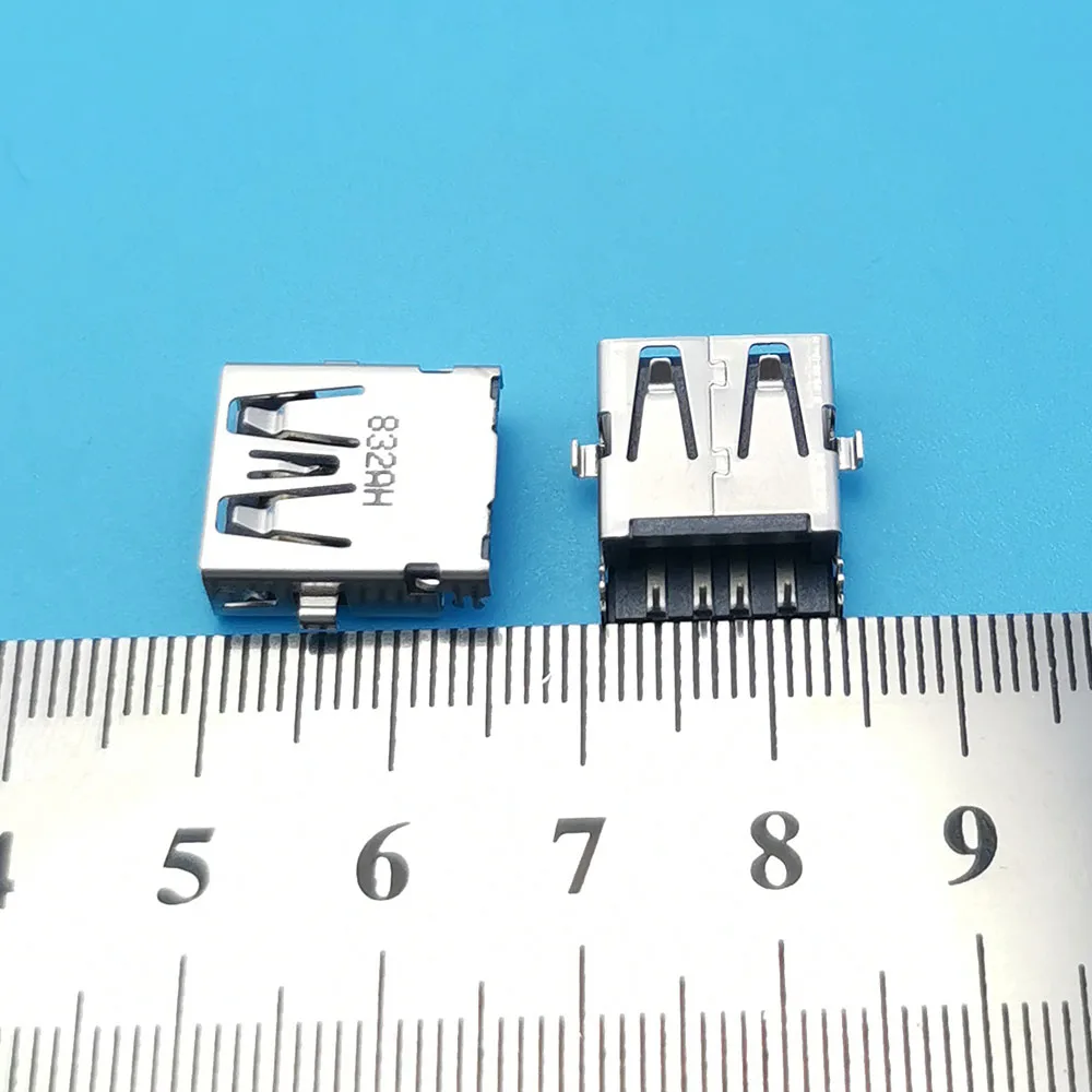 5 قطعة USB2.0 4P Type-A واجهة أنثى شحن ميناء موصل مقبس ل ASUS K550J X550C/V Y581C/L X200M أجهزة الكمبيوتر المحمولة USB 2.0