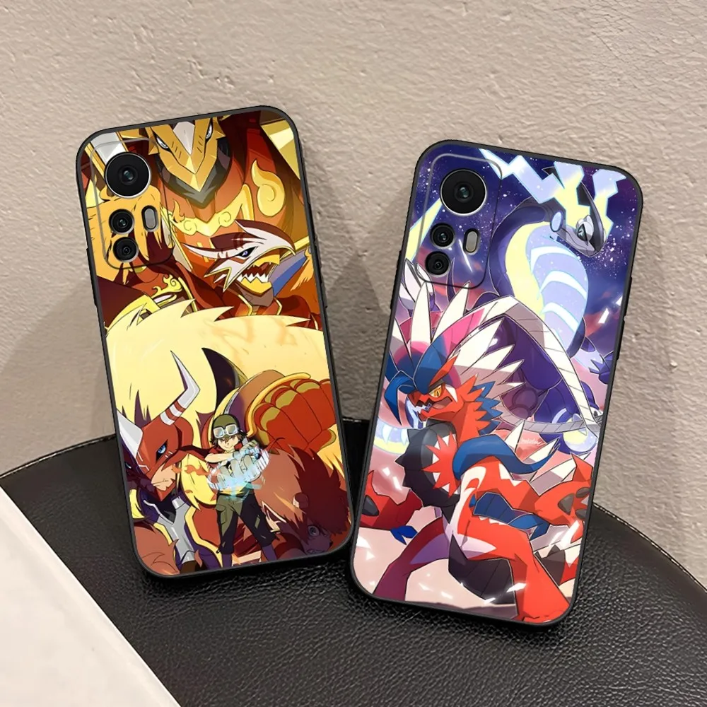 Cartoon Anime Digimon Phone Case for Xiaomi 13 12 11T Lite Ultra Redmi Note 13 12 10 Pro POCO F4 F5 X5 Pro Back Cover