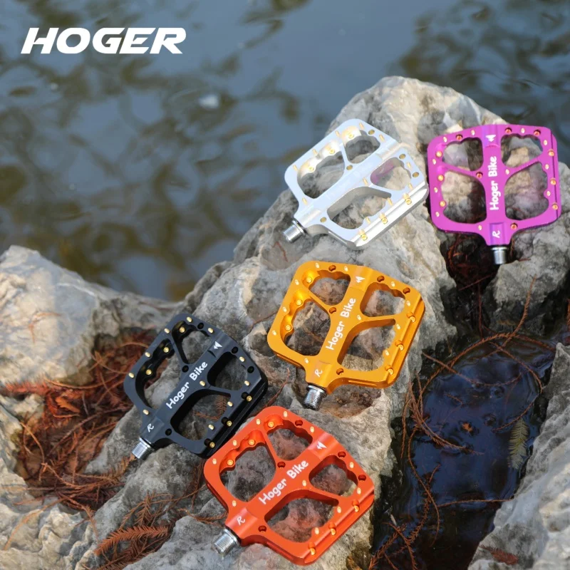 HOGER HP20 Pedals Sepeda MTB Aluminum Alloy Non-slip Bicycle Pedal Bicycle Pedal Bicycle pedal