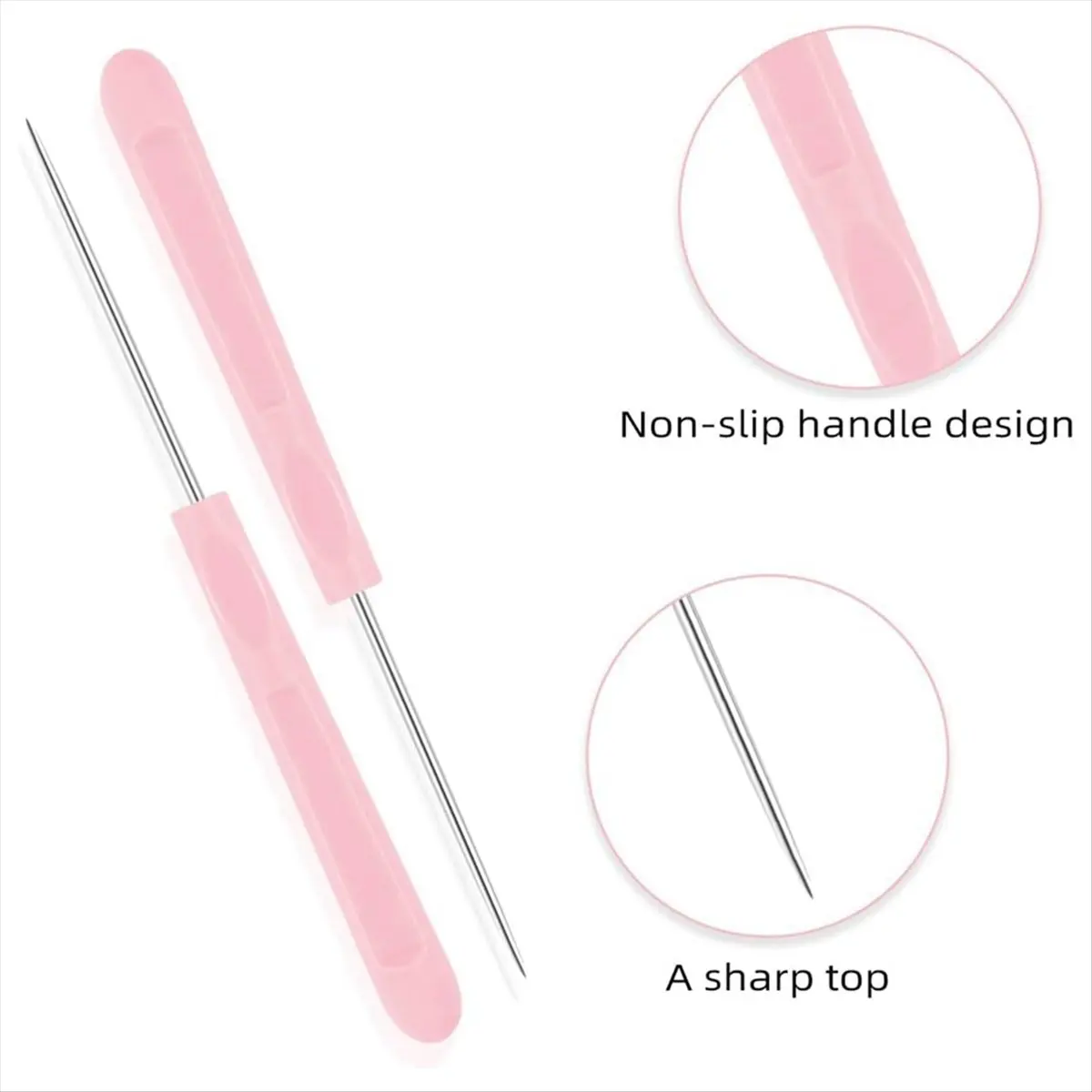 FTGT-Cookie Decorating Scribe Supplies Icing Scribe Tool for Cake Diy Craft Leather Awl Tool Sewing (12 Pcs)