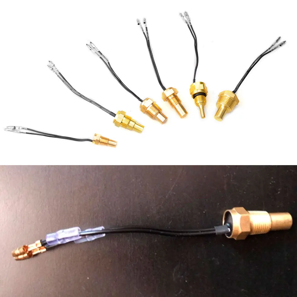 10/14/16/17/21MM universale 12V/24V sensore di temperatura dell'acqua sensore di temperatura dell'auto indicatore di temperatura dell'acqua