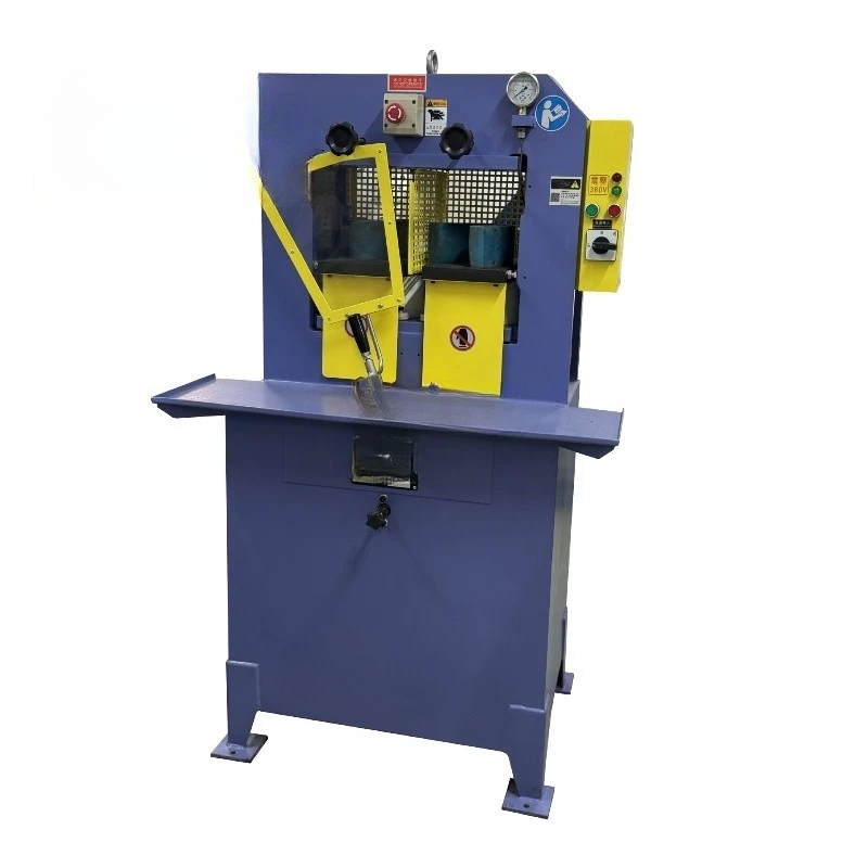 Double station, one press forming, hydraulic midsole double cylinder setting machine