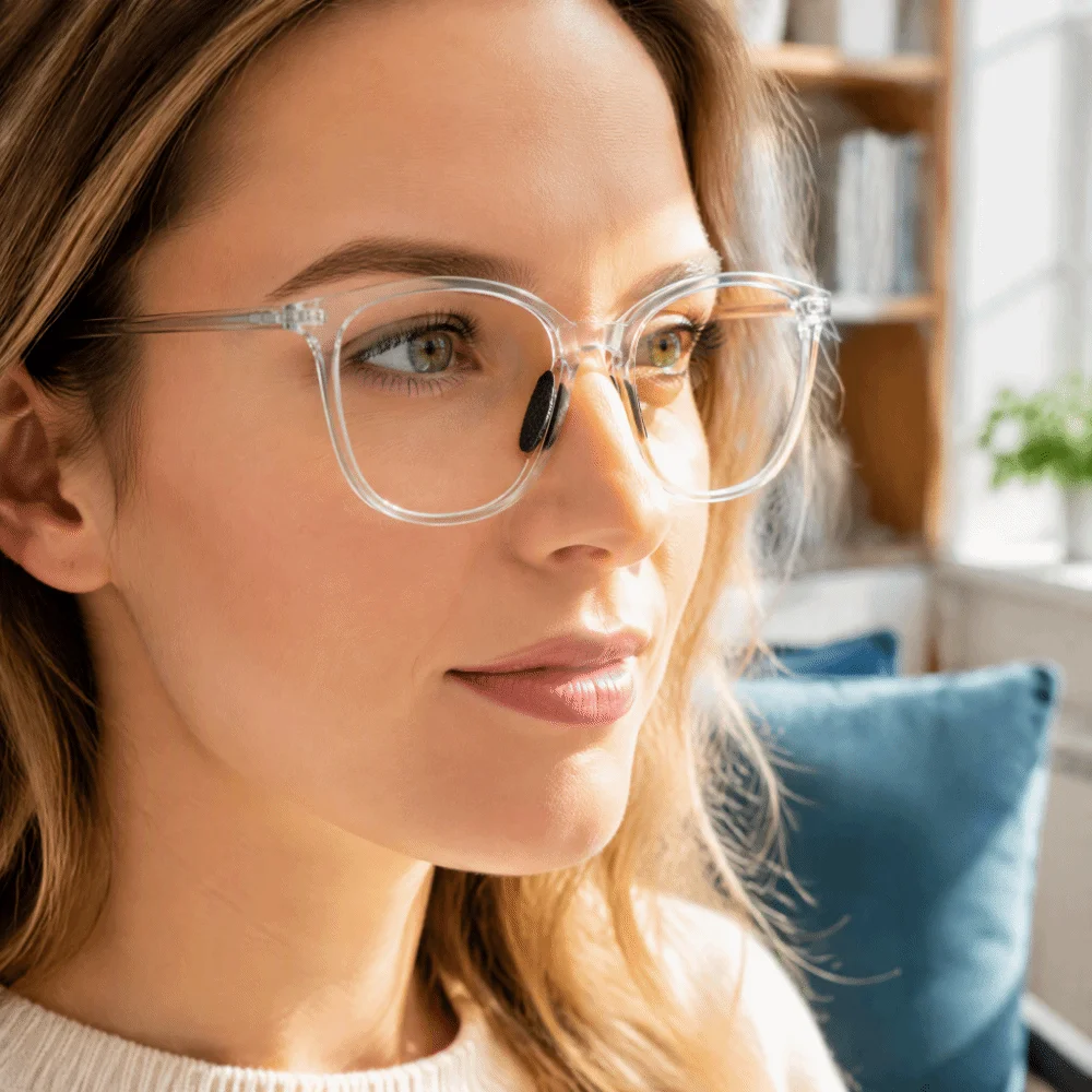 Soft Glasses Nose Pad Non-Slip Long Lasting Eyeglass Nose Support Self Adhesive Lizard Texture Sunglasses Nose Bridge Patch