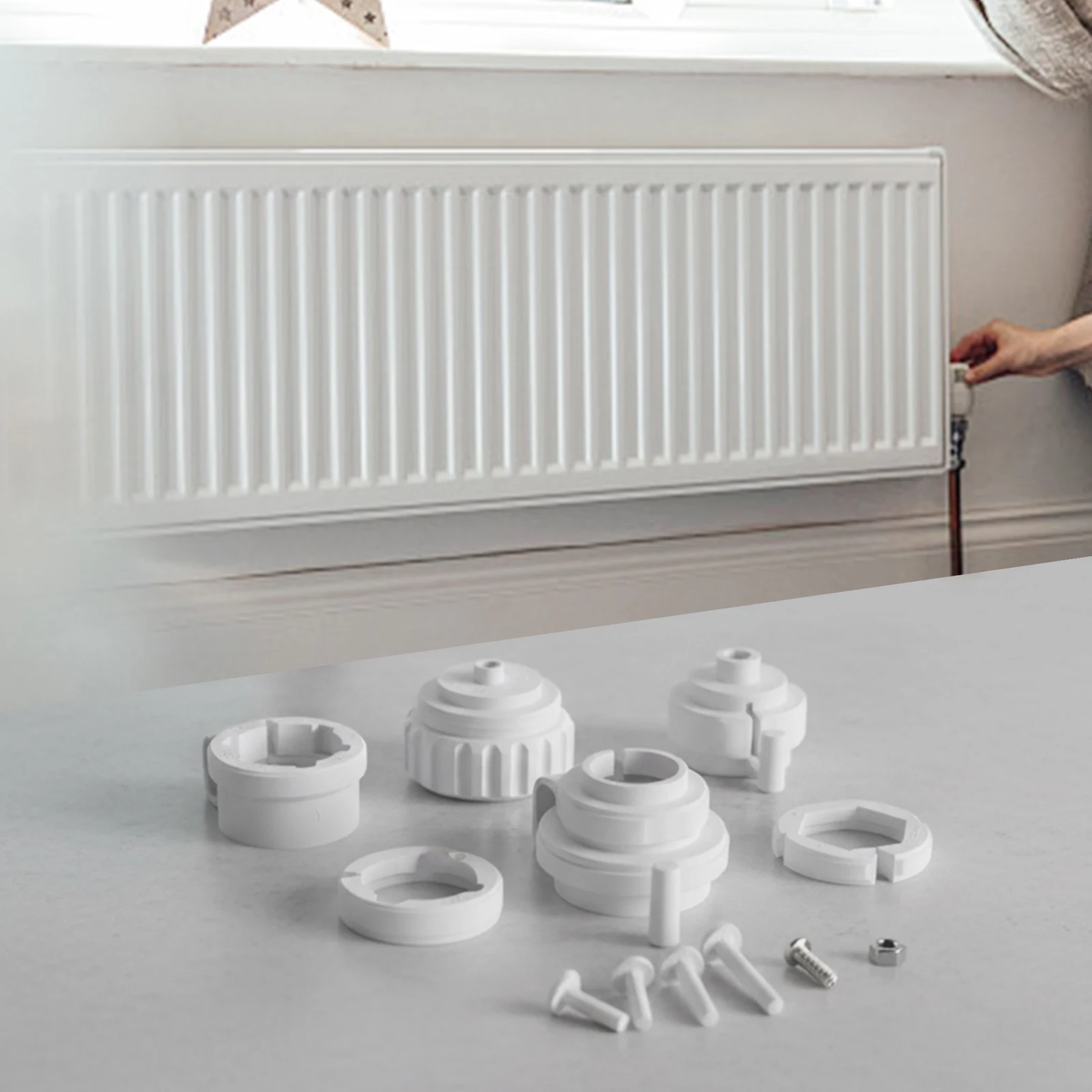 

Установка своими руками, как показано на рисунке, адаптер для нагревательного клапана, детали системы отопления, комплексный набор из 6 колец, повышенная функциональность