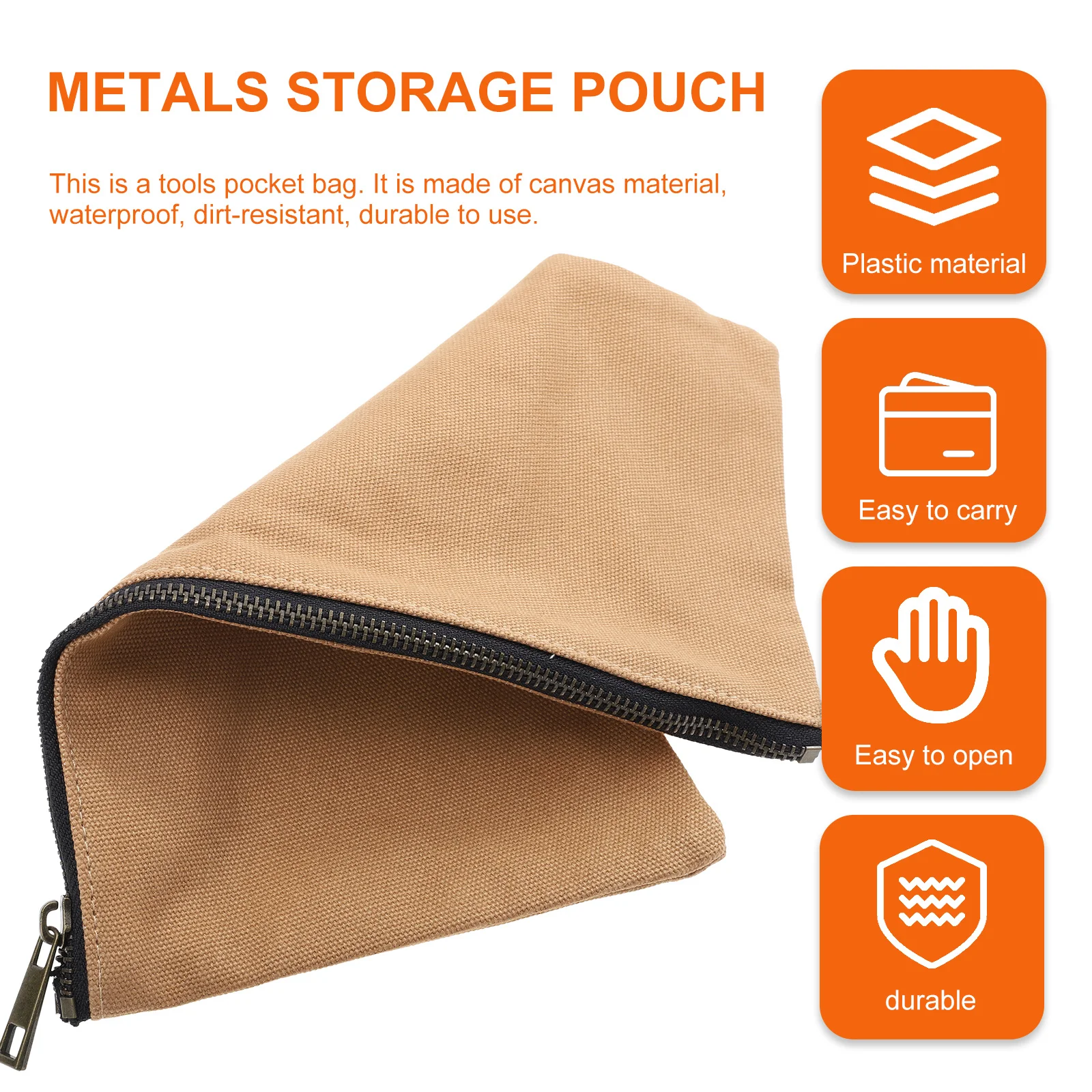 

Creative Toolkit Large Capacity Tool Storage Bag Waterproof and Dirt-Resistant for Repairing and Portable Use Ironware Pouch