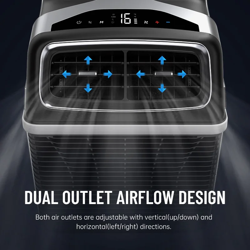 

Mini Portable 4000Btu Waterproof Outdoor AC Air Conditioner Rapid Cooling With Electric Power Source For Car And RV Use