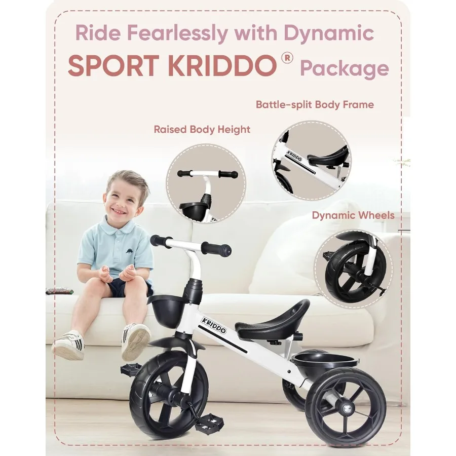 24ヶ月から4歳までの子供用三輪車、2.5歳から5歳までの幼児用三輪車、2～4歳の子供へのギフト用幼児用三輪車、トライク