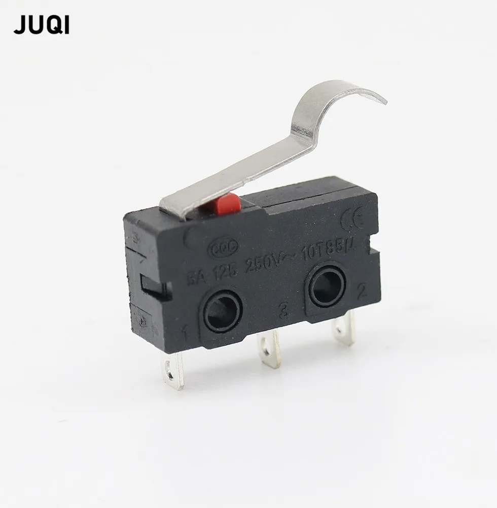 

5 PCS KW12 Bent bar Micro Switch 3Pin NO/NC Mini Limit Switch 5A 250VAC Contact switch Micro switches