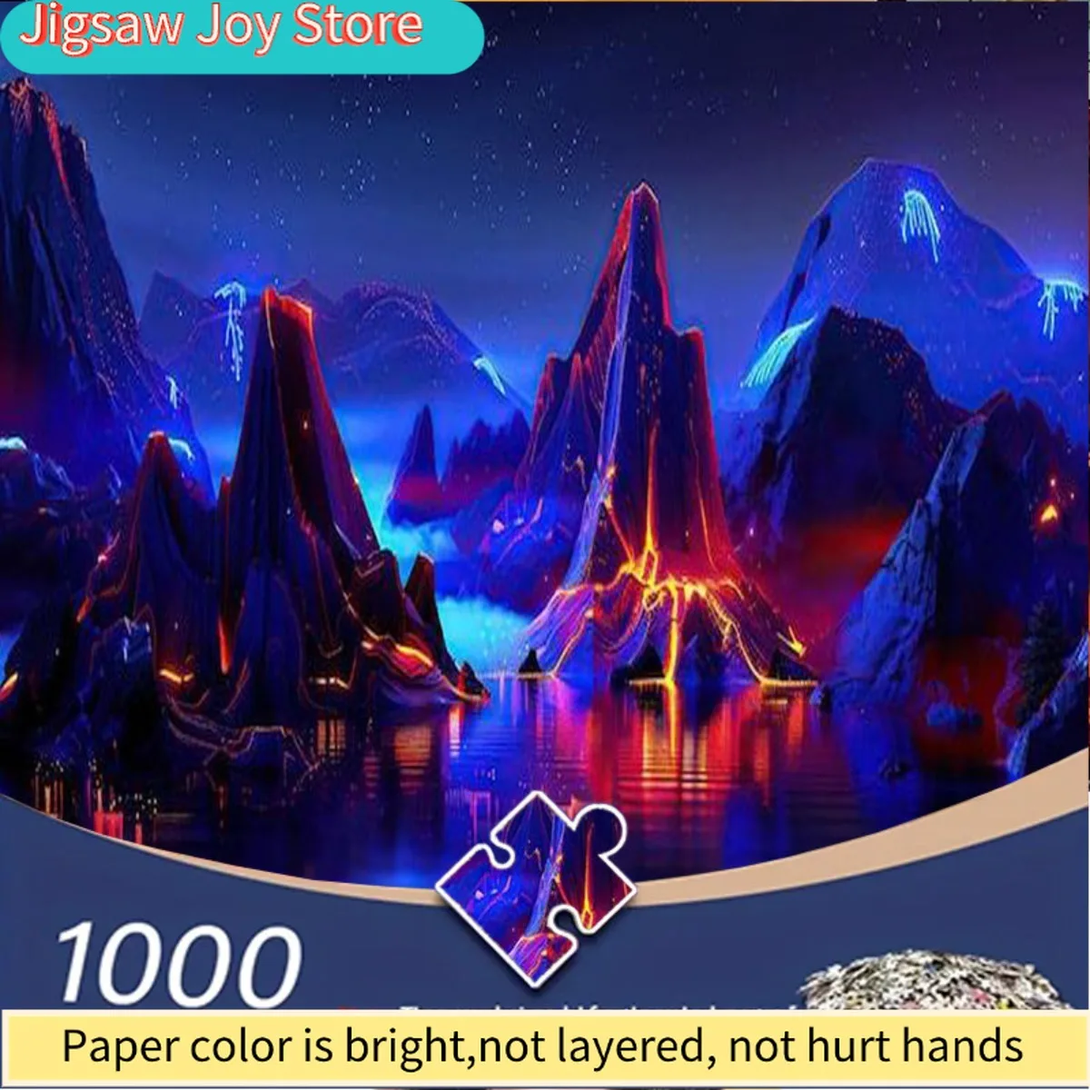 

1000pcs Adult Jigsaw Puzzle - Light Brown Bunny in Snowy Landscape, Challenging Large Jigsaw Puzzle for Adults, Educational &