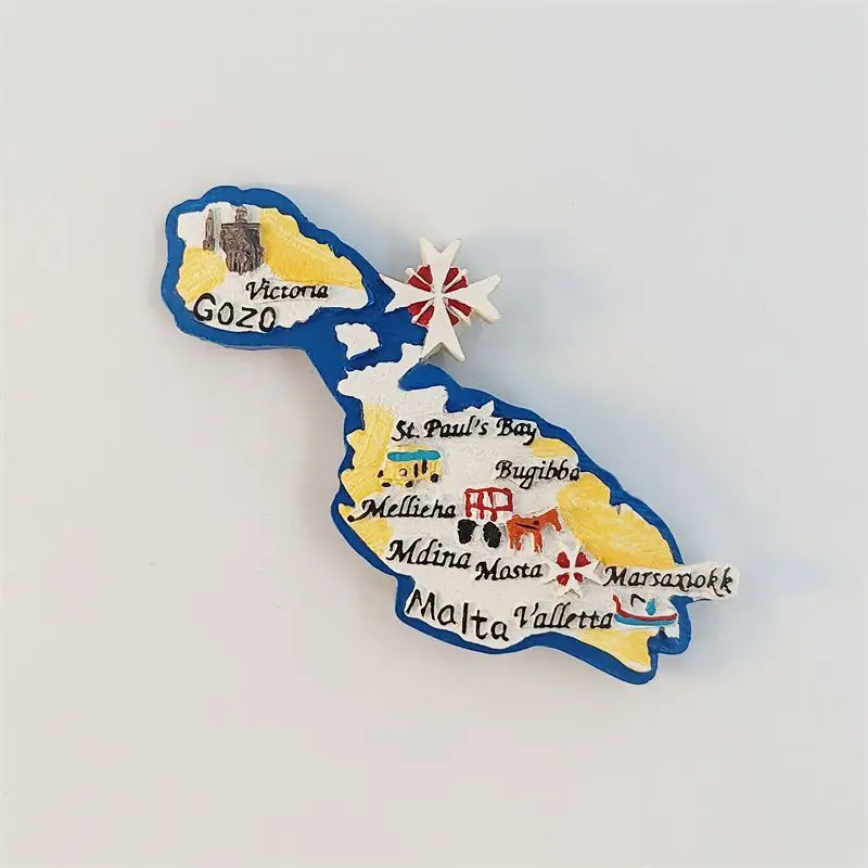 Malta Map Fridge Ma…