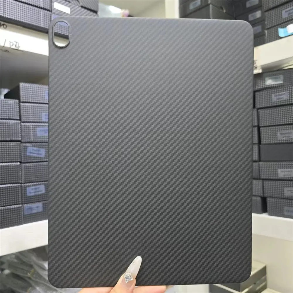 Genuine Real Carbon Fiber Aramid Slim Case for iPad Air 6 13 Inch Matte Armor Back Cover