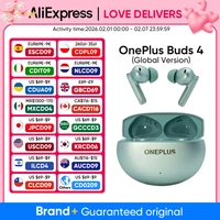 Versión Global OnePlus Buds 4 auriculares inalámbricos AI con cancelación de ruido de llamada 55dB auriculares portátiles impermeables IP55 de largo alcance