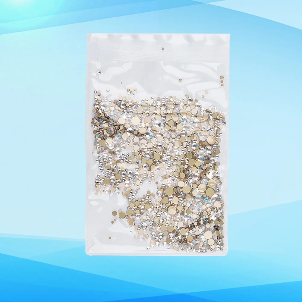 1440 قطعة من أحجار الراين للأظافر، تصميم متين وخفيف الوزن لامع، ملحقات مانيكير ذاتية الصنع لملحقات أظافر مثقاب الأظافر