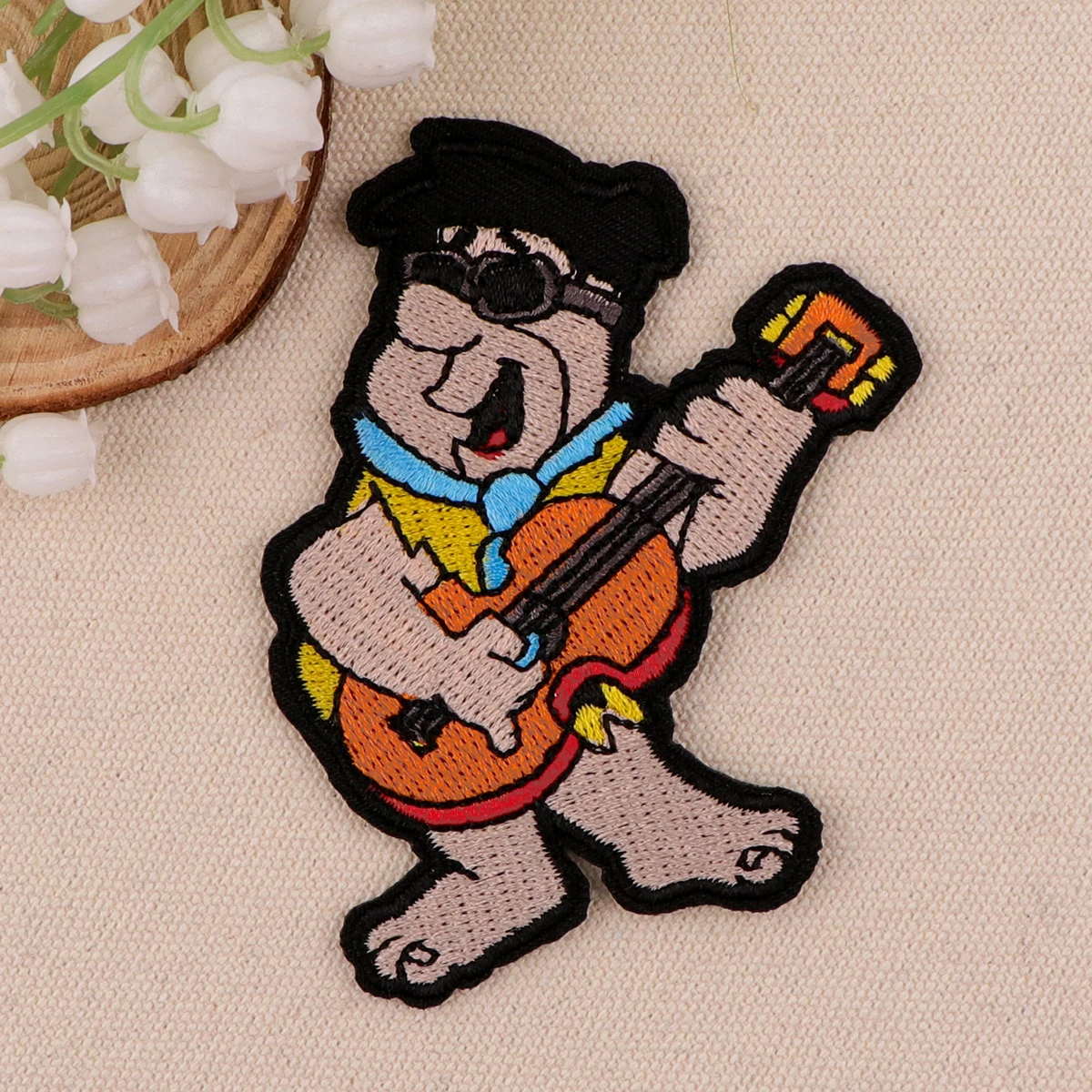 Funny Hominid Patch Embroidered Patches On Clothes Iron On Patches For Clothing DIY Patch Jackets Sew Stickers Gifts for Friends