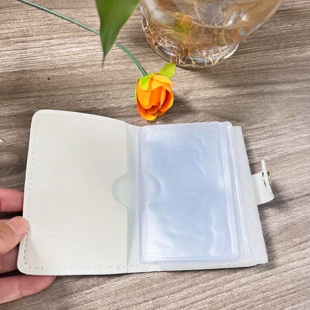 Tarjetero con múltiples bolsillos y diseño de pato bonito para mujer, monedero pequeño para crédito