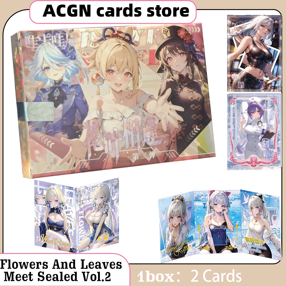 Goddess Story Flowers And Leaves Meet Sealed Vol.2 Collection Card CCG Waifu Box Sexy Card