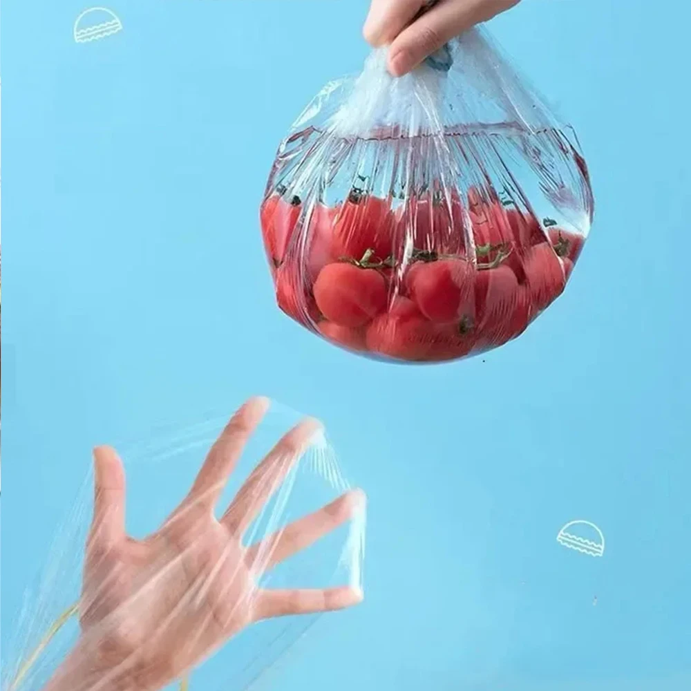 500 coperture elastiche per alimenti, coperchio in plastica per ciotola usa e getta, coperchi elasticizzati rettangolari per involucri sigillanti per la freschezza della cucina