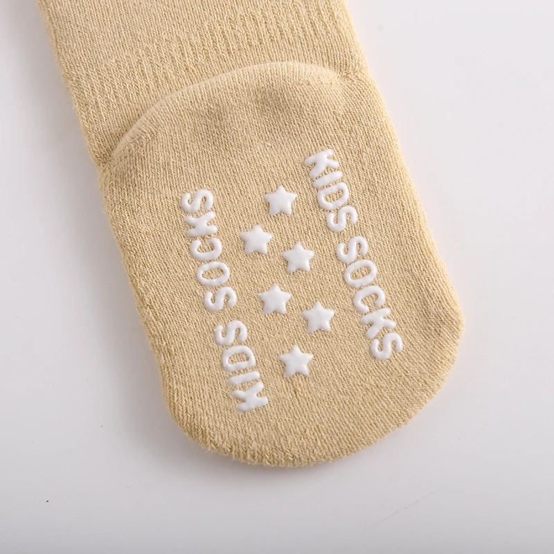 Chaussettes antidérapantes unisexes pour bébé 0-3T, coussin épais et chauffe-jambes pour ramper, chaussettes hautes pour nouveau-né, nouvelle collection automne et hiver