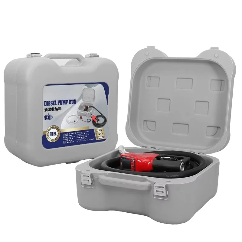 Portable Electric Fuel Pump 380W Low Pressure Self-priming 40L/min Flow for Vehicles Engineering Equipment Emergency Use