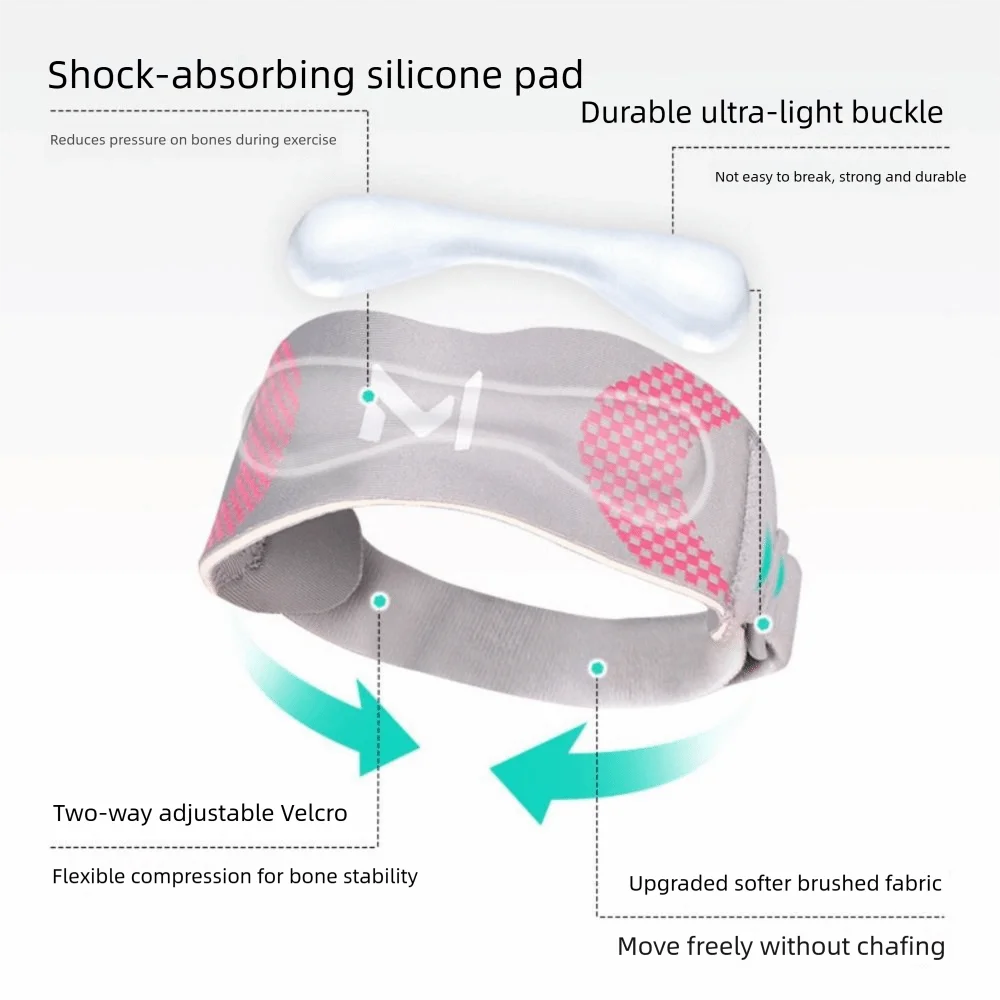 

Cushion Pressure Knee Pads Patella Strap Breathable Shock-absorbing Knee Patella Support Pressurize Adjustable Sport Knee Wrap