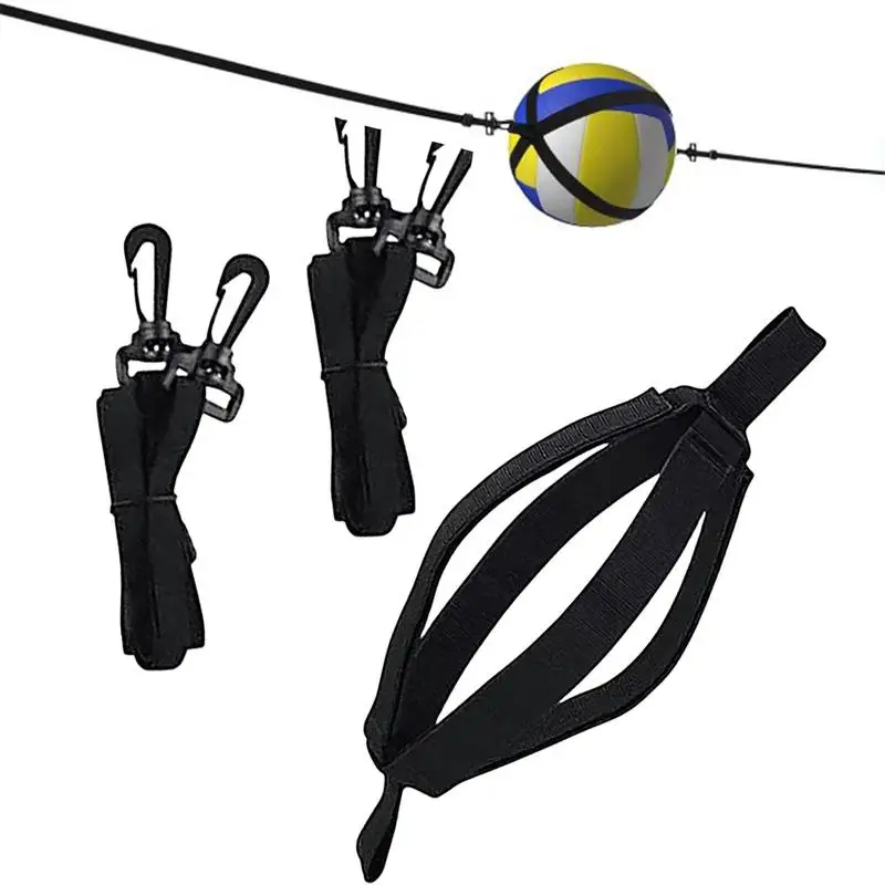 Volleyball Hitting Trainer Adjustable Volleyball Serving Trainers Multifunctional Volleyball Training Equipment Solo Spiking