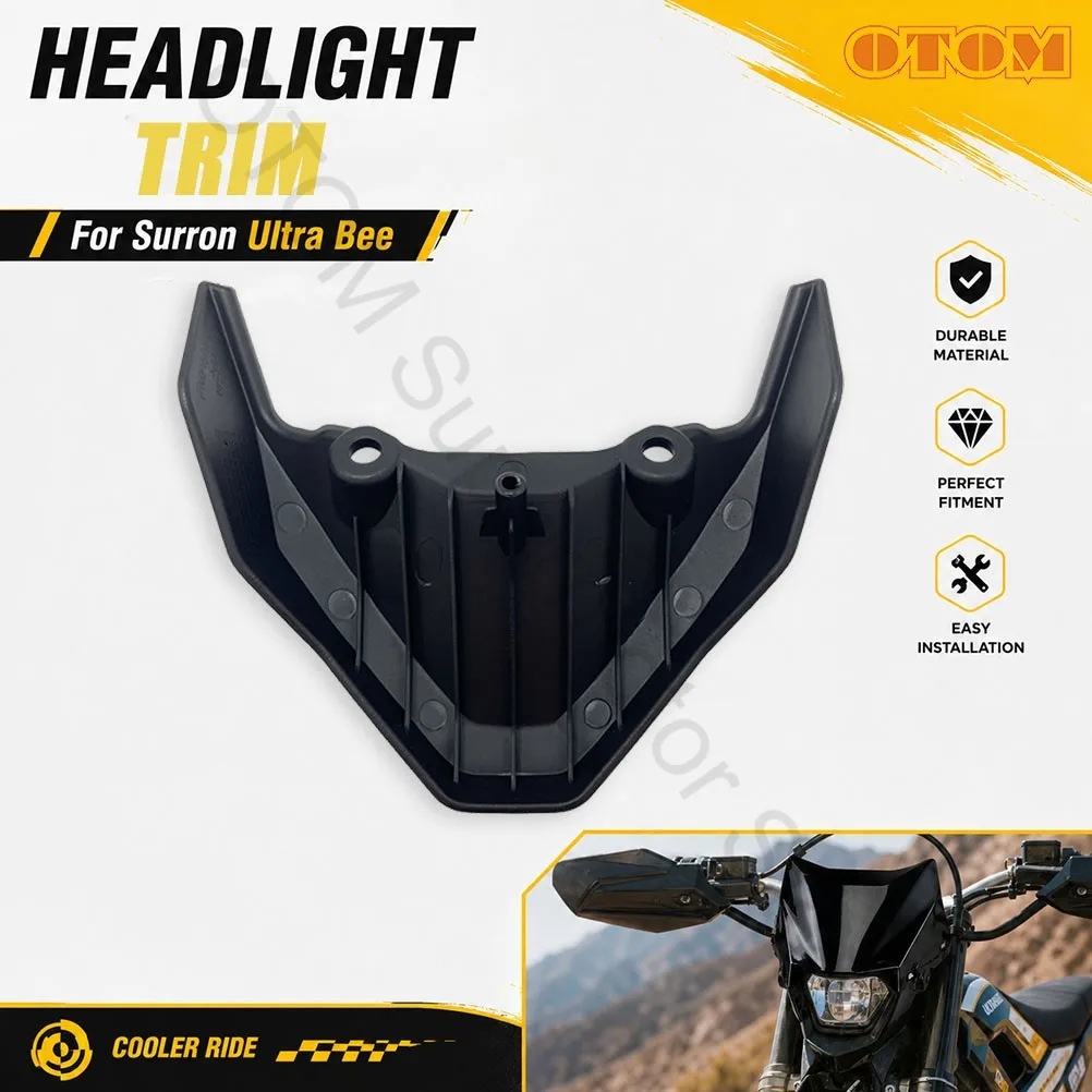 For Surron Ultra Bee Motorcycle Headlight Trim Front Lights Lamp Decorative Block SUR-RON UltraBee Electric Cross-country Bikes