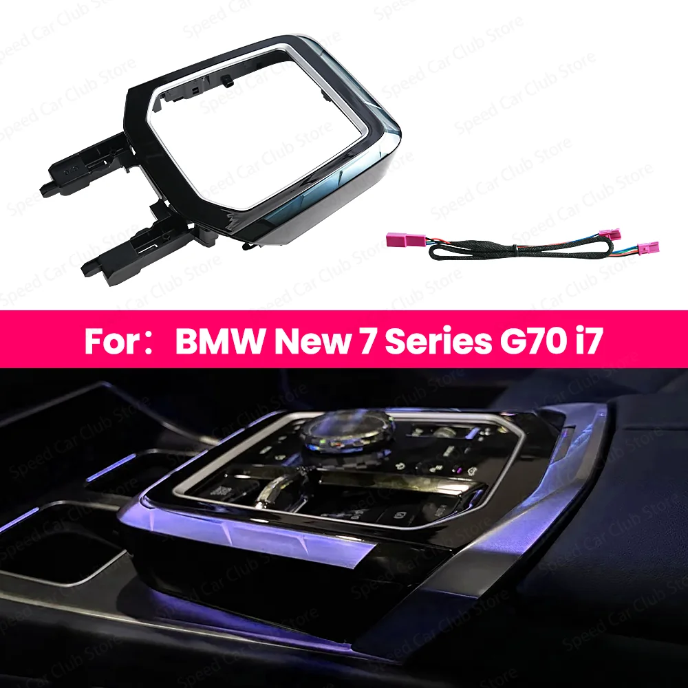 

Светодиодная центральная хрустальная лампа-седло для BMW Новая 7 серия I7 G70 2023-2026: Обновление интерьерного освещения, Декоративная подсветка