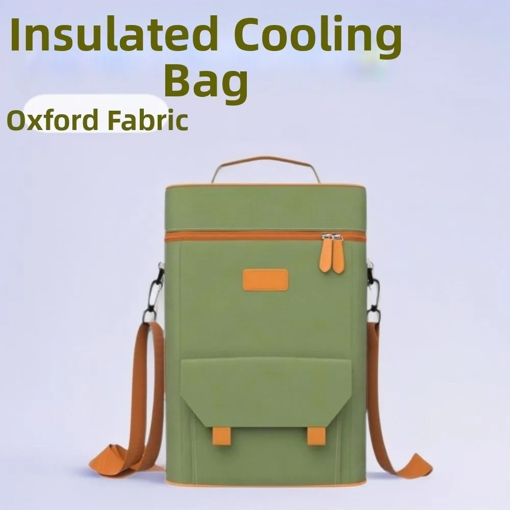 Bolsa de Transporte para Dos Botellas de Vino, Portátil, de Tela Oxford, Bolsa de Almacenamiento para Botellas de Vino, Gran Capacidad, Aislamiento para Mantener Frío