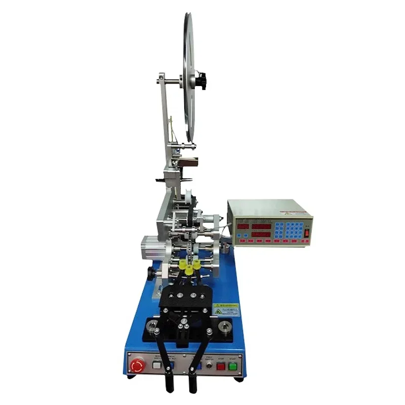 Fully automatic magnetic ring coating machine Common mode transformer wrapping machine Ring inductor coil Automatic tape wrappin