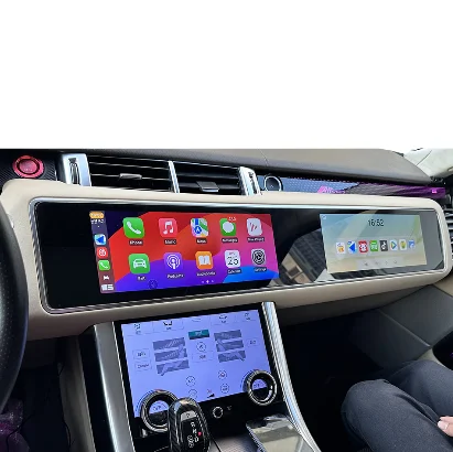 

12.3/15.5'' Carplay for Land Rover Range Rover Vogue 2013-2017/Sport 2014-2017 Android 13 GPS Dual Screen Car Radio Head Unit