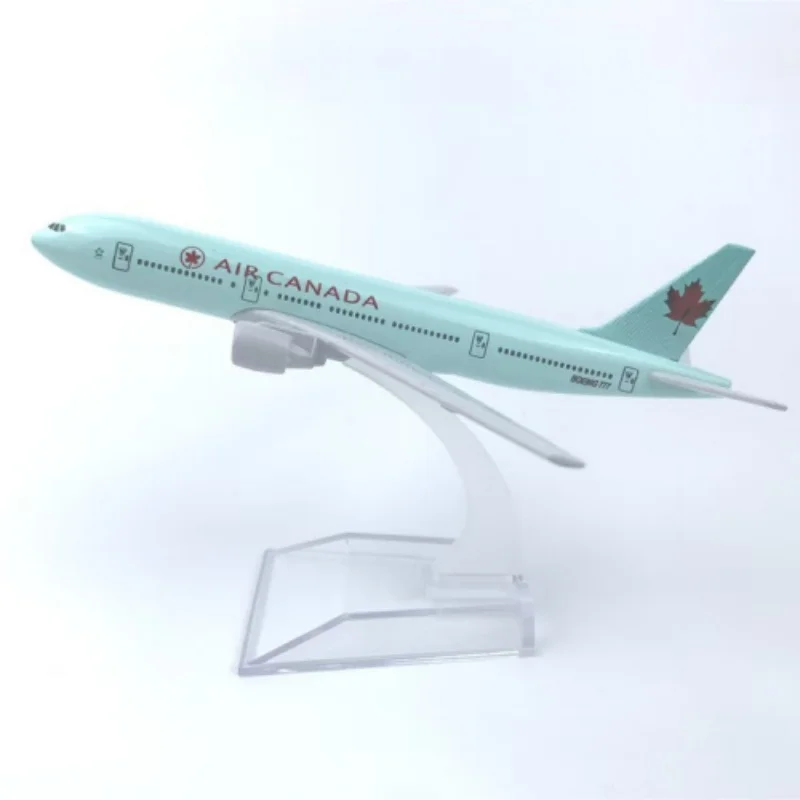 

Air Canada Boeing 777 Plane Model Alloy Metal Model Airplane Souvenir Model Aircraft Collection 16cm