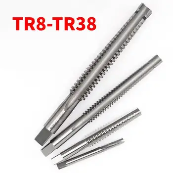 Yüksek Kaliteli Tr Sağ Sol El Trapez Dişli Vida Dokunun ve Trapez Dokunun TR8 TR10 TR12 TR16 TR18 TR20 * 2/3/4 Diş Açma Araçları