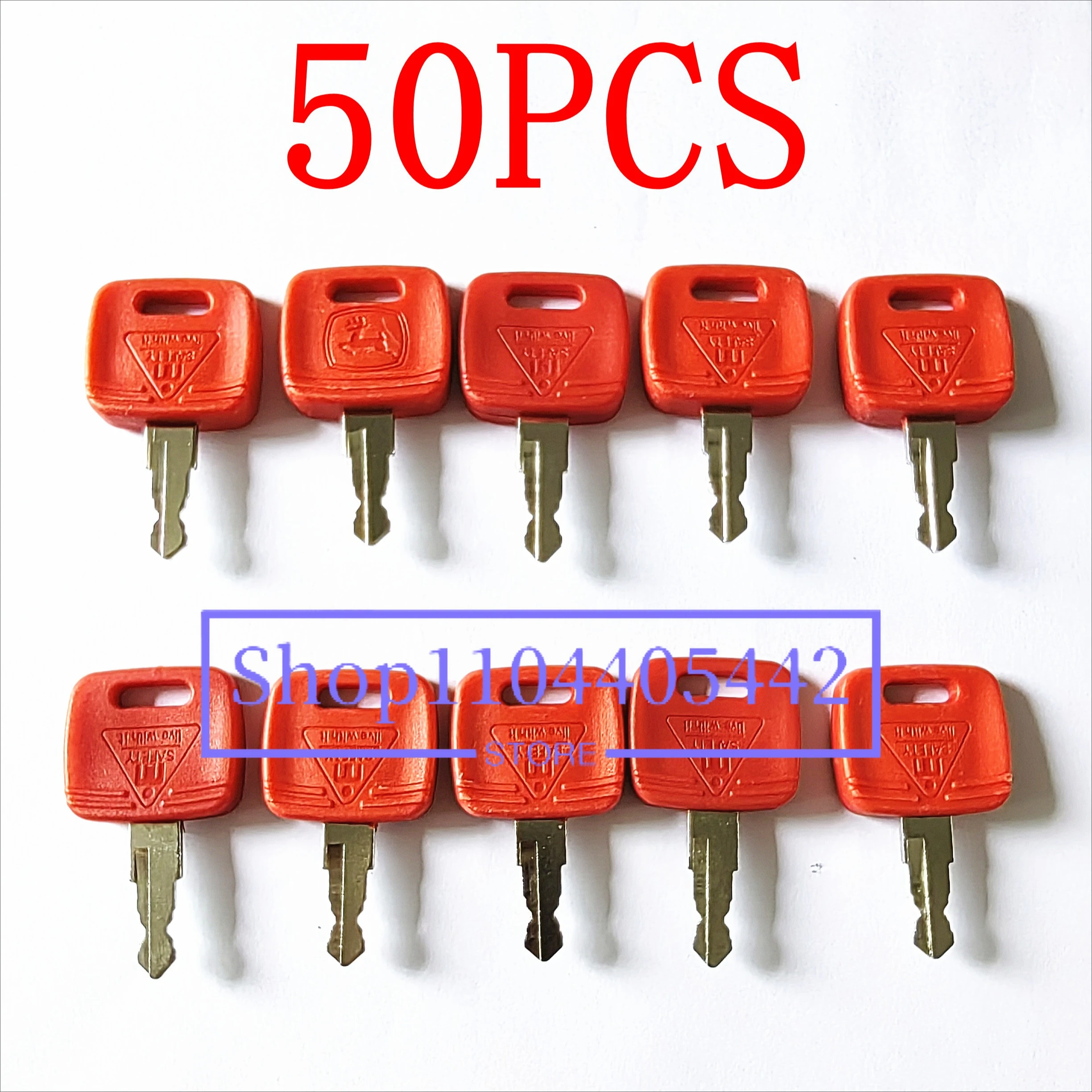 

50PCS RE183935 Keys For John Deere Tractor 6010 6110 6210 6310 6410 6510 Engine RE43492 RE71557 RE81404