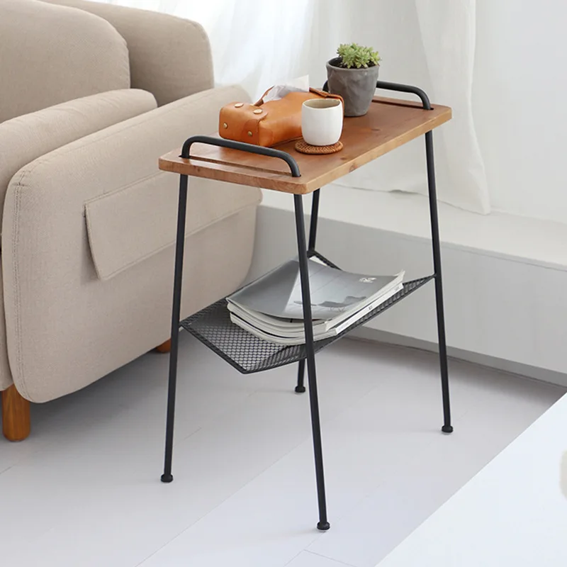 

Small coffee table, living room, small apartment, wrought iron sofa, bay window table, small square table
