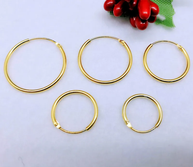 Fashion 925 Sterling Silver Earrings For Women Mini Small Hoop Earrings Ear Bone Buckle Round Circle Earrings 8mm-20mm aretes