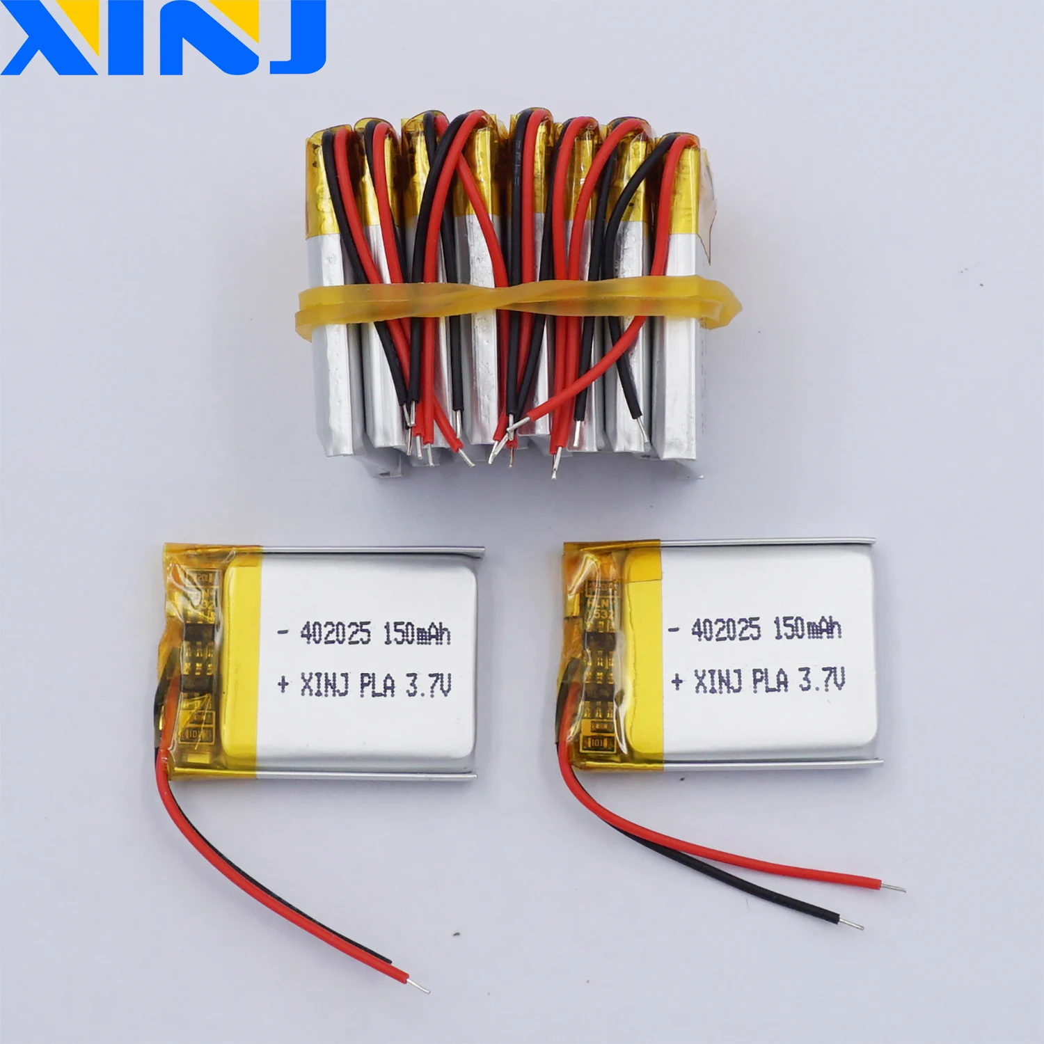 10Pcs 3.7V 150mAh 0.55Wh Rechargeable Replacement Li Lipo Battery 402025 For GPS Sat Nav Bluetooth Speaker LED Driving Recorder