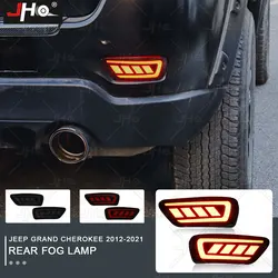 JHO LED Rear Bumper Fog Light Replace Kit Brake & Sequential Turn Signal Lamp For WK2 Jeep Grand Cherokee 2011-2021Accessories
