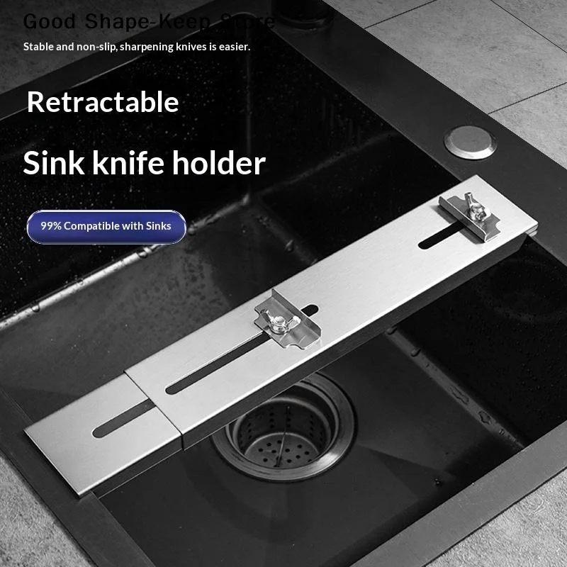 Adjustable In Length Making It Suitable For The Knife Sharpening Holder Is Thickened Non Slip And Kitchen Sinks And Home Cooking