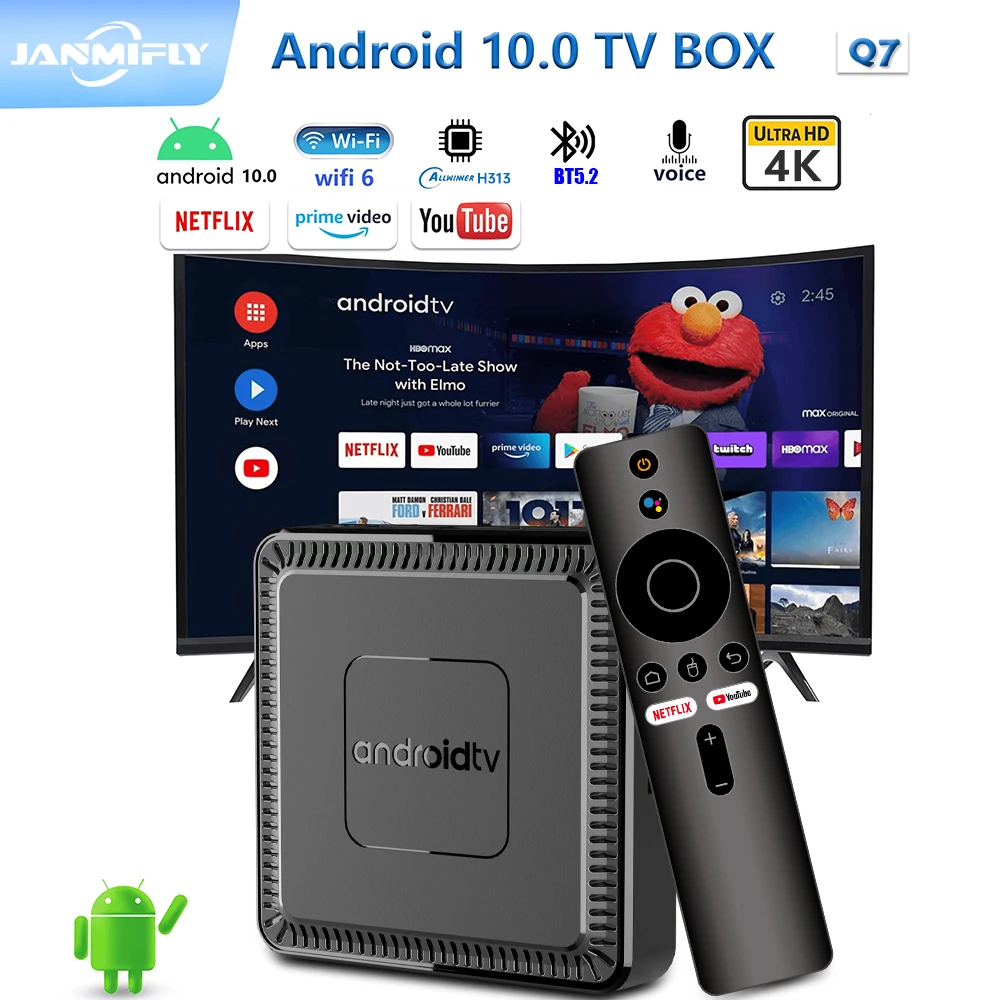 Q7 Android 10 Tv Bo… - image