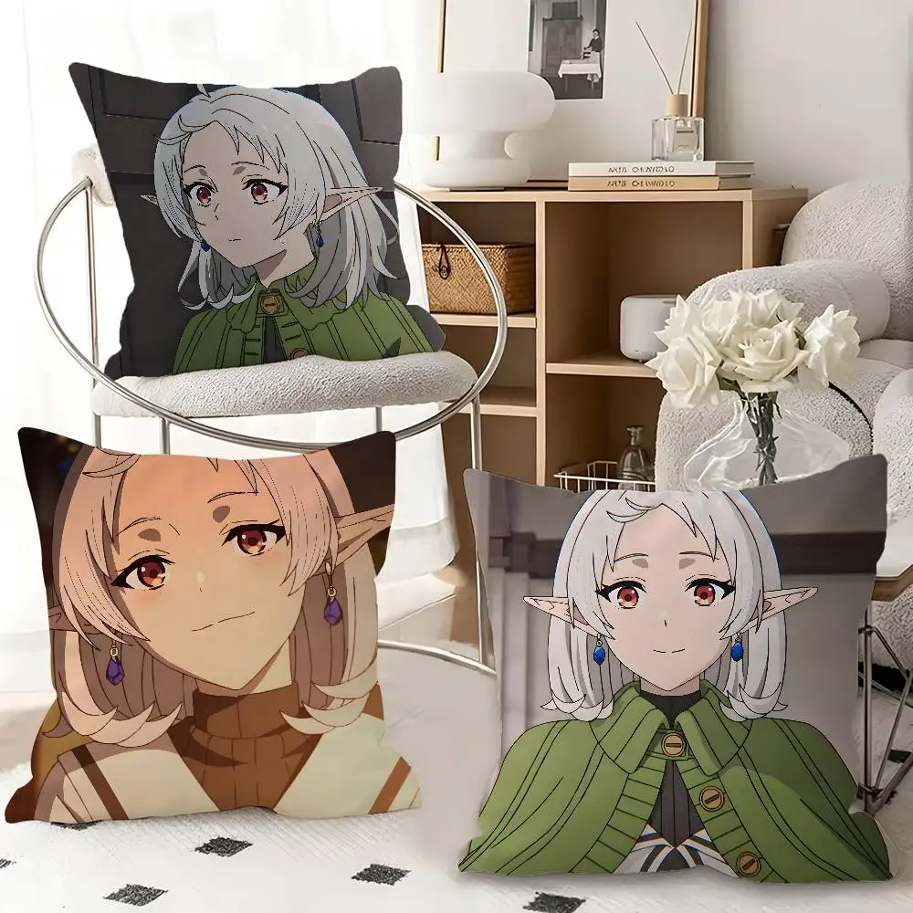 1pc S-ylphiette Anime Figure Pillow Case Fashion Square Pillowcase Bedroom Sofa Room Ins Decoration Leisure
