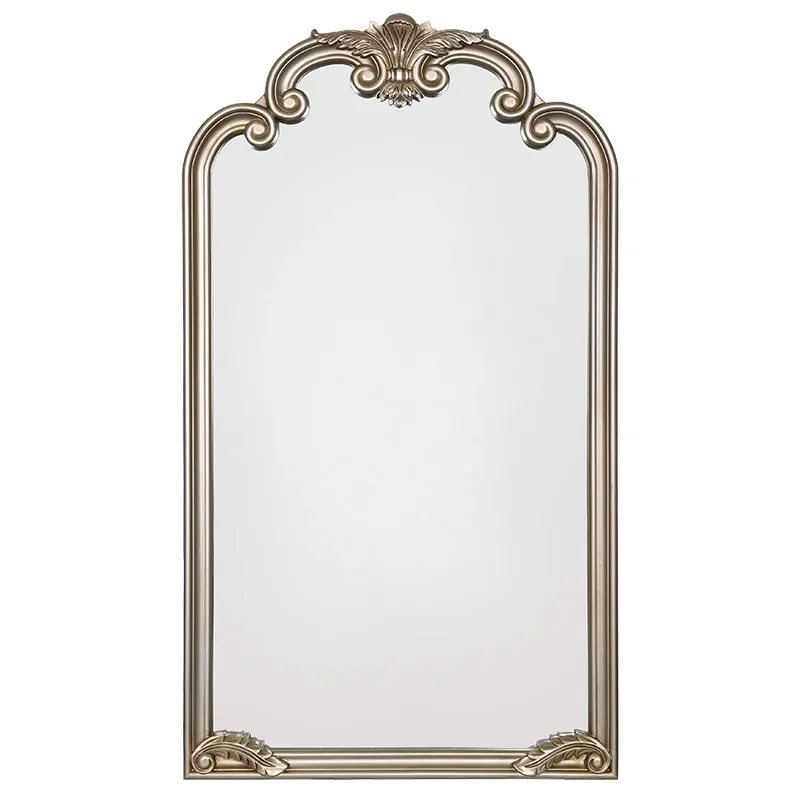 for French Retro Large Full Body Floor Mirror Home Cloakroom Full Length Mirror Clothing Store Size Wall Fitting Mirror