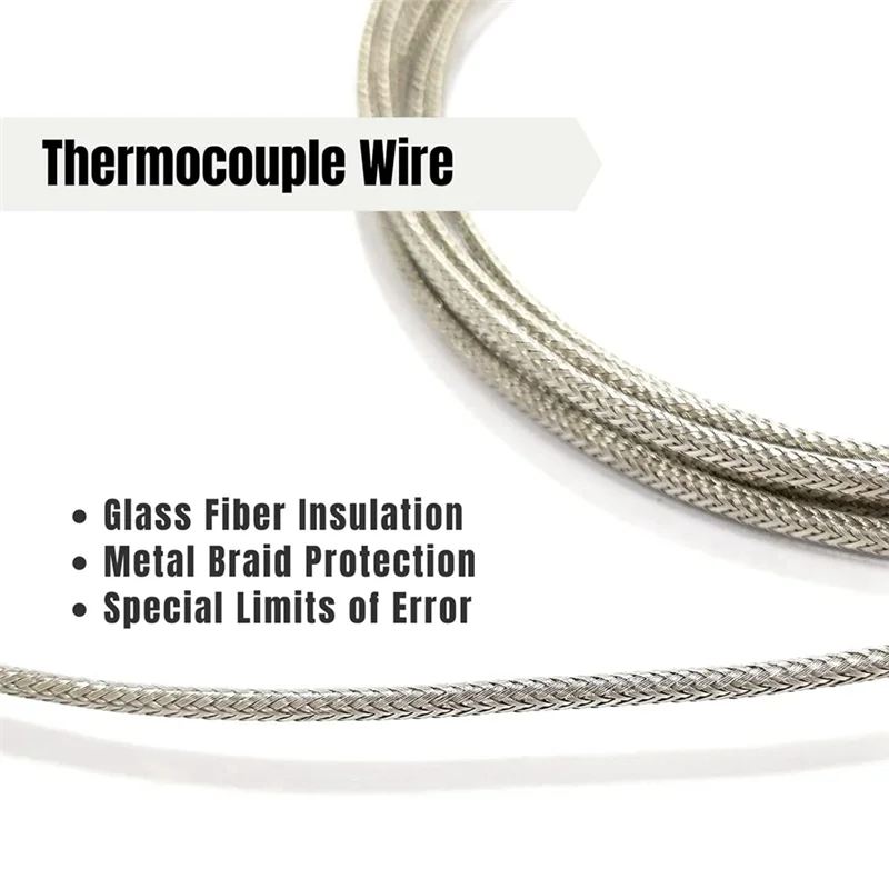 

TCE-K02H3-100 K-Type Thermocouple Metal Probe Suitable For Furnace K-Type Input Instrument Thermocouple Sensor-AA70
